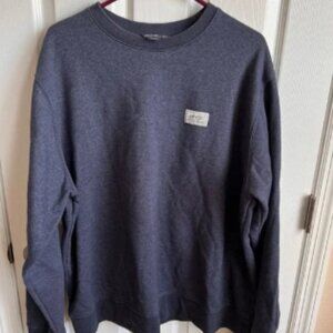 Eddie Bauer Mens XXL Crew Neck Sweatshirt Long Sleeve Pullover Blue